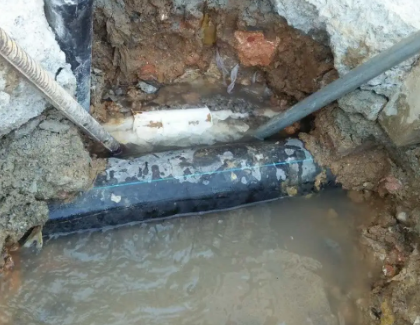 同安测漏水之水管漏水